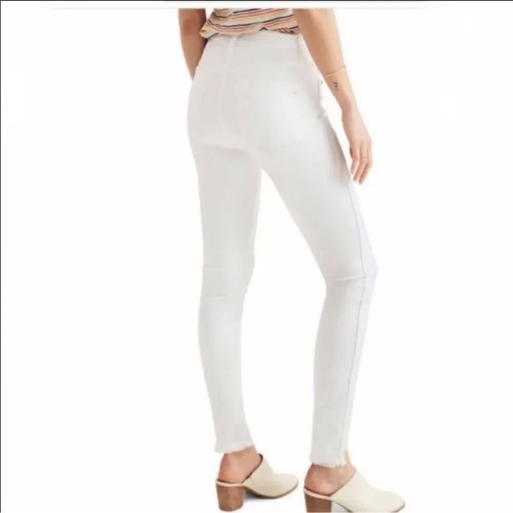 Madewell 10” High Rise Skinny Jeans White 29